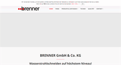 Desktop Screenshot of brennergmbh.de