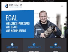 Tablet Screenshot of brennergmbh.com